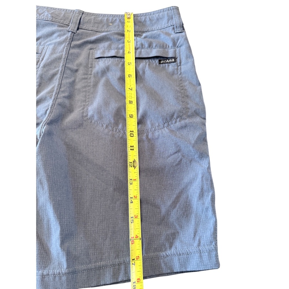 Prana Zion Shorts Mens 30 Blue Grey Stretch Hiking Climbing Outdoor 8 Inseam - Picture 5 of 8